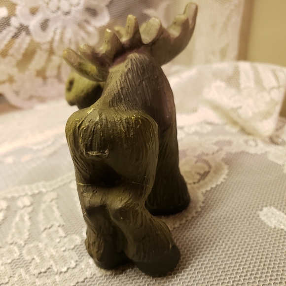 Vtg 98 Moose Standing Up Figurine By Singing Tree - Picture 5 of 7